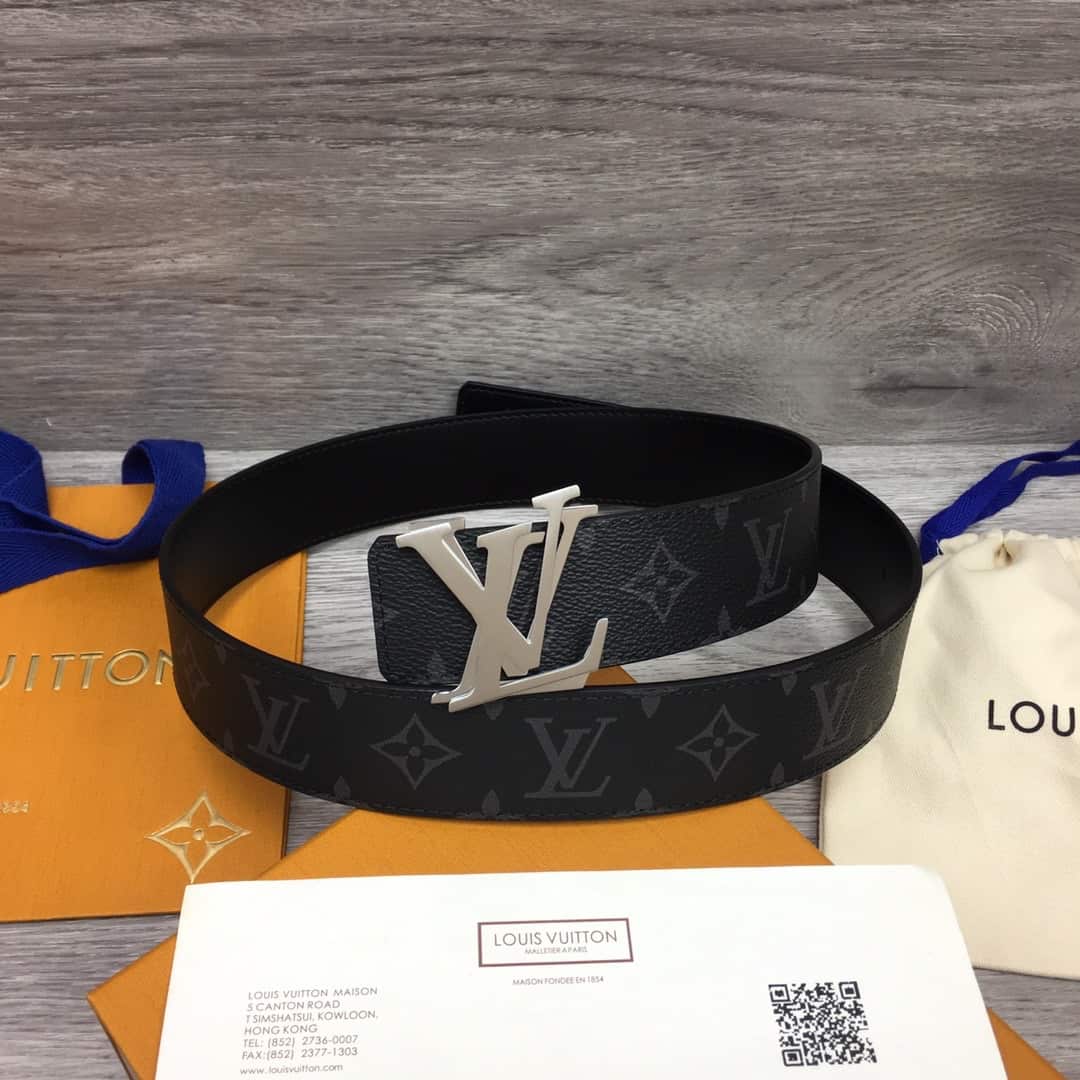 Thắt lưng nam Louis Vuitton Shake 40MM Monogram Black