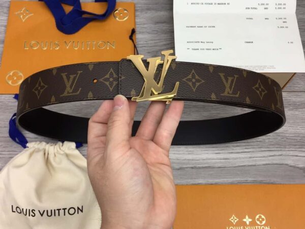 Thắt lưng nam Louis Vuitton Shake 40MM Monogram Brow
