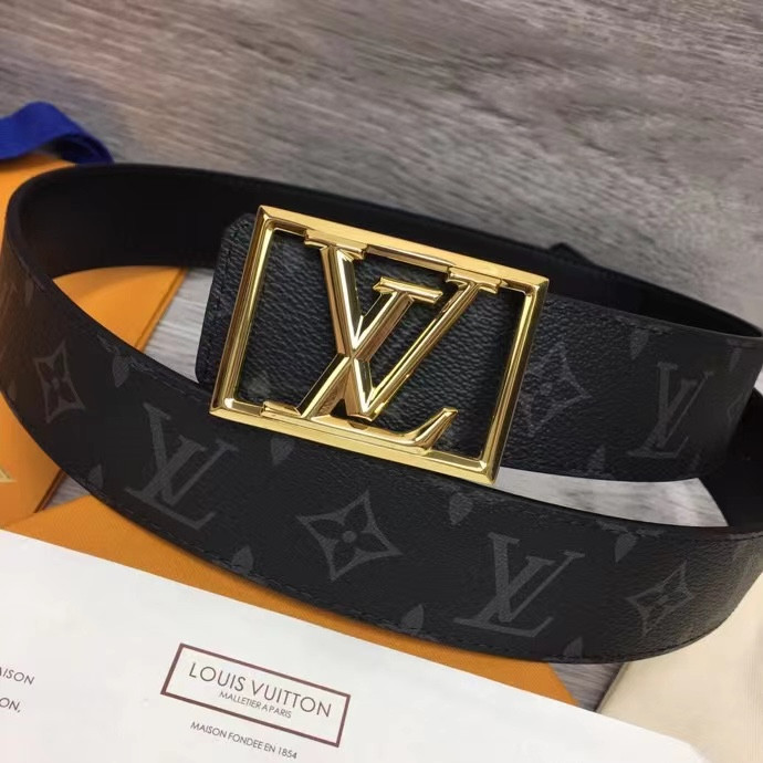 Thắt lưng nam Louis Vuitton Pyramide Frame 40mm Black siêu cấp like auth  99% - TUNG LUXURY™