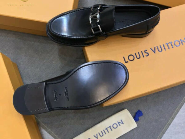 Giày lười LV Louis Vuitton Major Loafer đế cao da bóng like auth
