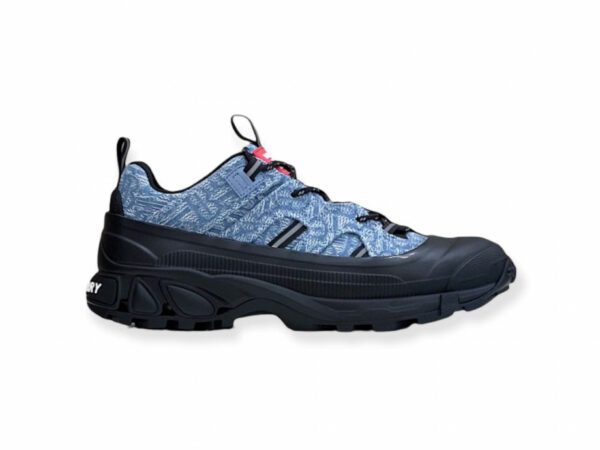 Giày thể thao Burberry Cotton Canvas and Nylon Arthur Sneakers màu xanh
