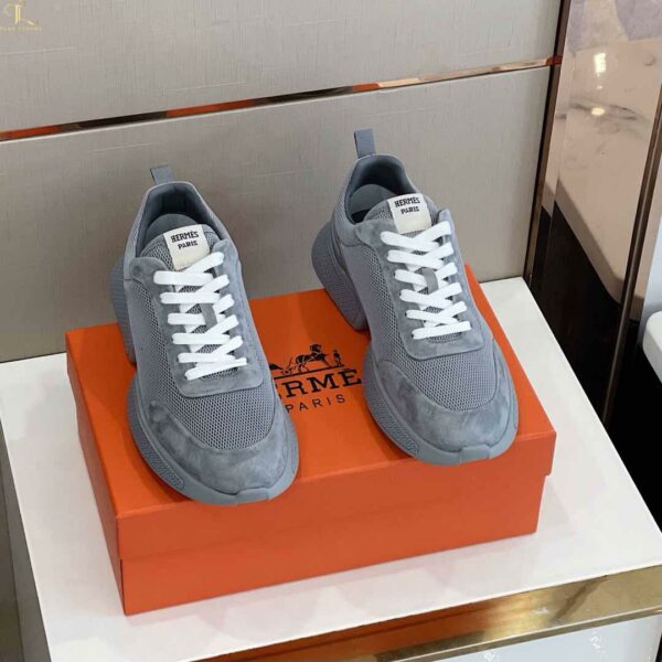 Giày thể thao Hermes Drift Sneaker grey màu xám