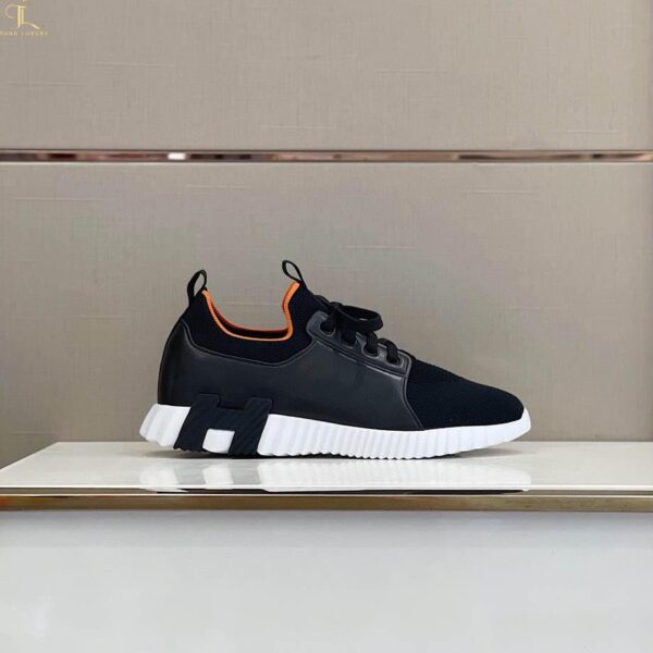 Giày thể thao Hermes Depart Sneaker Black màu đen