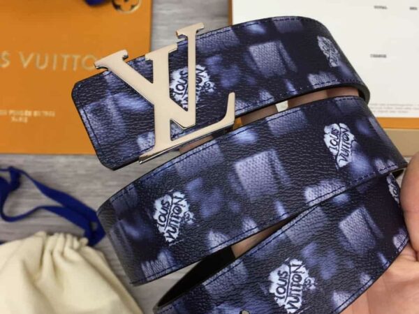 Thắt lưng nam Louis Vuitton LV Initiales 40MM Reversible Belt Damier Black