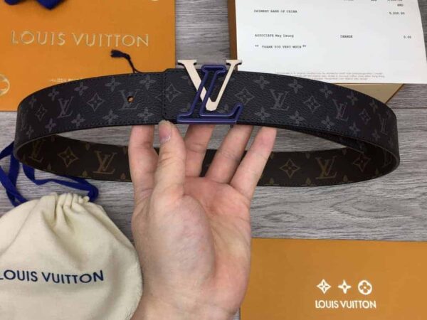 Thắt lưng nam Louis Vuitton LV Line Reversible Belt 40MM Monogram