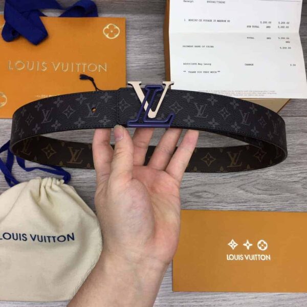 Thắt lưng nam Louis Vuitton LV Line Reversible Belt 40MM Monogram