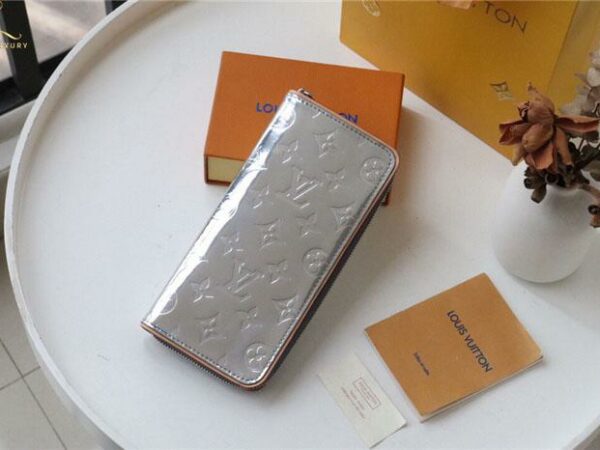 Ví dài Louis Vuitton Zippy Vertical Wallet Monogram Silver
