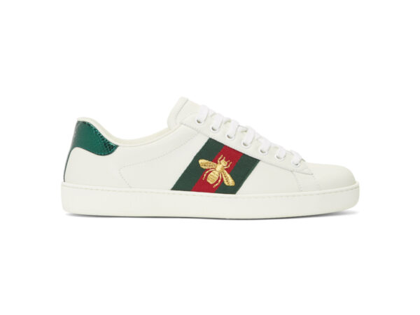 Giày Gucci Ace Bee thêu Ong trắng Like Auth