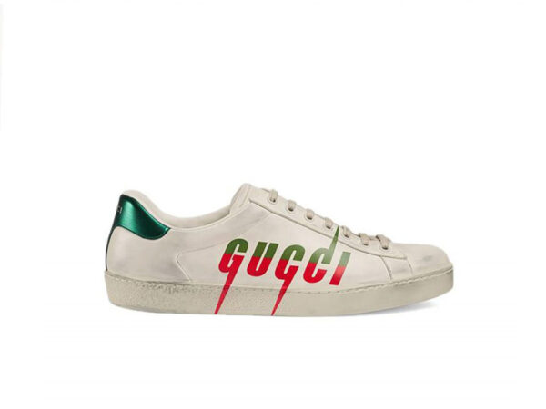 Giày Gucci Ace Sneaker with Gucci Blade Like Auth