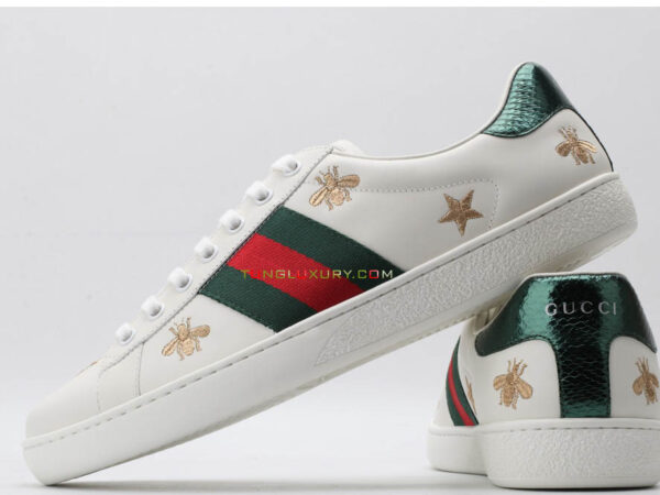 Giày Gucci Ace Embroidered Ong Sao Like Auth