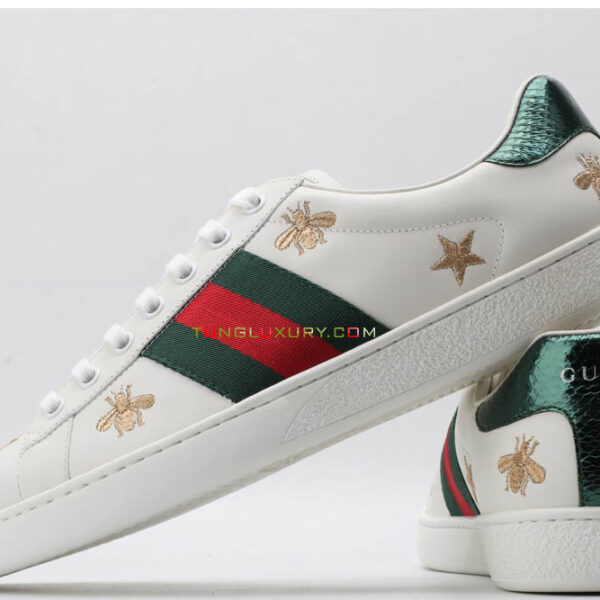 Giày Gucci Ace Embroidered Ong Sao Like Auth