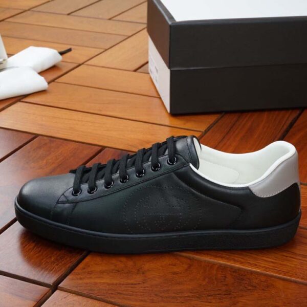 Giày Gucci Ace Sneaker with Interlocking G màu đen