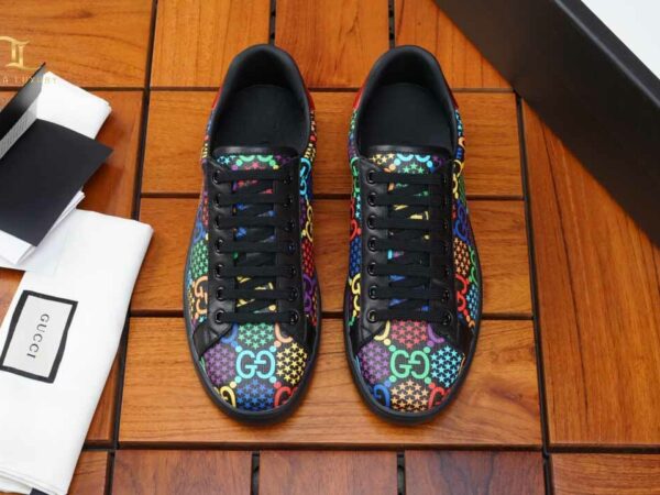 Giày Gucci Men GG Psychedelic Ace sneaker Like Auth