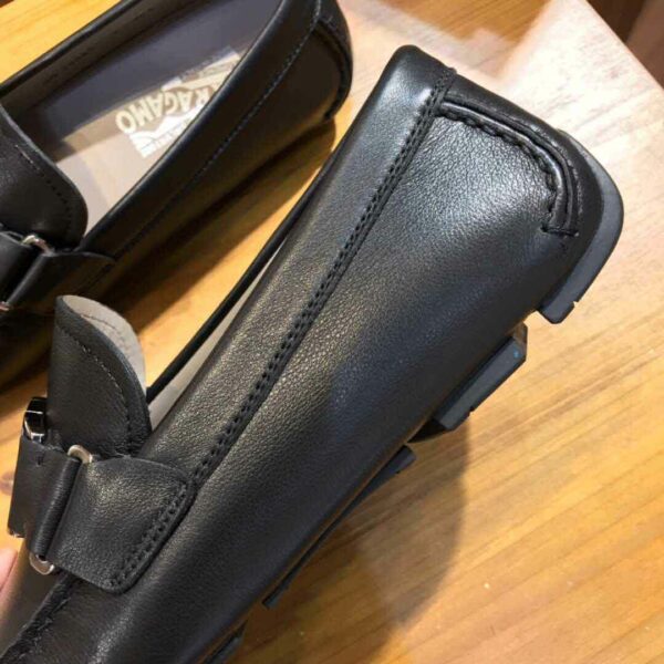 Giày lười Salvatore Ferragamo Calfskin Material siêu cấp da lì màu đen