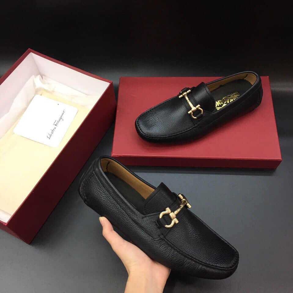 Giày lười Salvatore Ferragamo Driving Shoes Moccasins khóa vàng siêu cấp  like auth 99% - TUNG LUXURY™