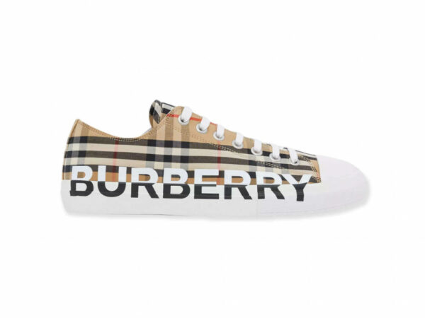 Giày thể thao Burberry Logo Print Vintage Check Cotton Sneakers
