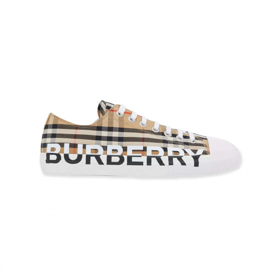 Giày thể thao Burberry Logo Print Vintage Check Cotton Sneakers siêu cấp  like auth 99% - TUNG LUXURY™