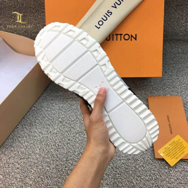 Giày thể thao Louis Vuitton Ollie Sneaker hoa nâu like auth