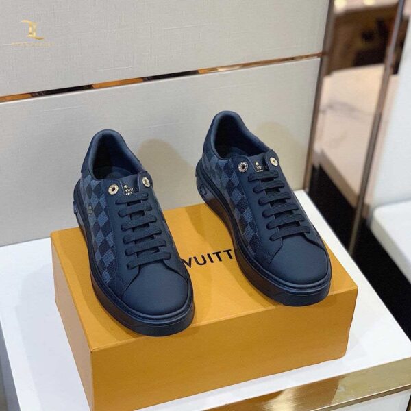 Giày thể thao Louis Vuitton siêu cấp caro màu đen