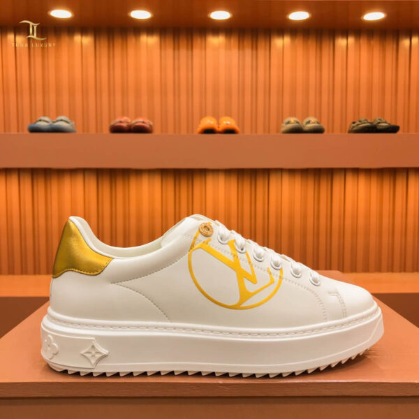 Giày thể thao Louis Vuitton siêu cấp Logo chữ vàng