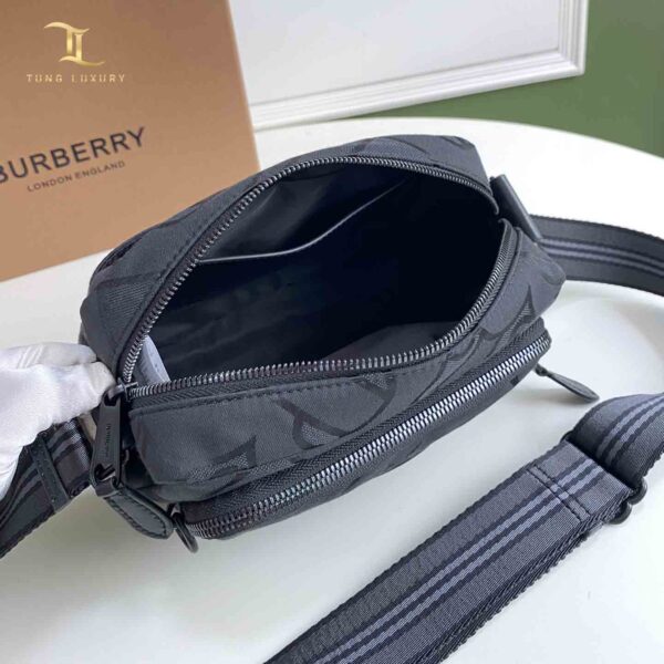 Túi đeo chéo Burberry siêu cấp hoạ tiết logo tròn