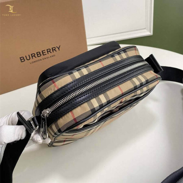 Túi đeo chéo Burberry siêu cấp Multicolor họa tiết kẻ sọc