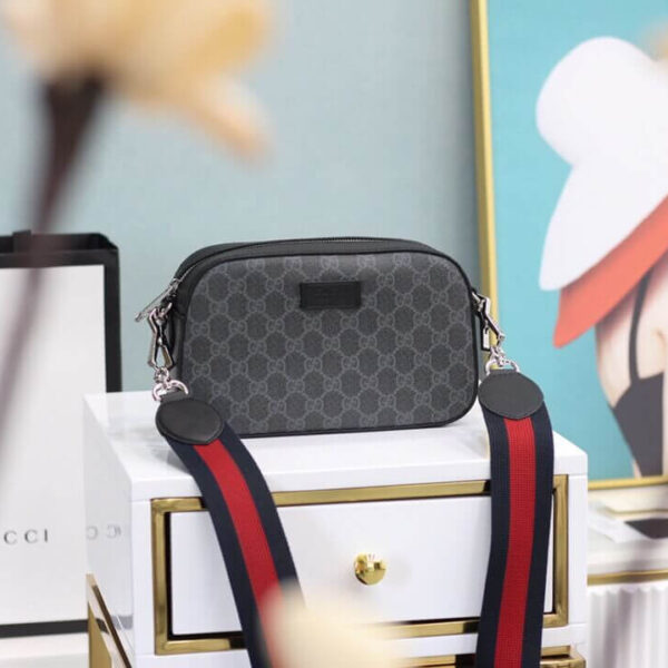 Túi đeo chéo Gucci siêu cấp GG Black Shoulder Bag