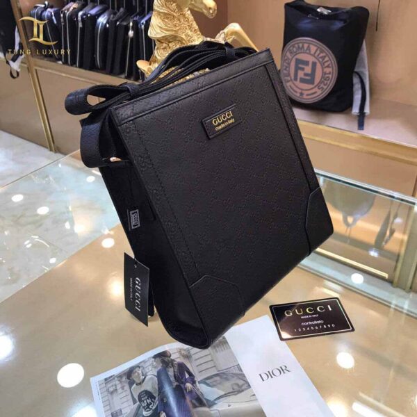 Túi đeo chéo Gucci siêu cấp hình hộp vuông màu đen