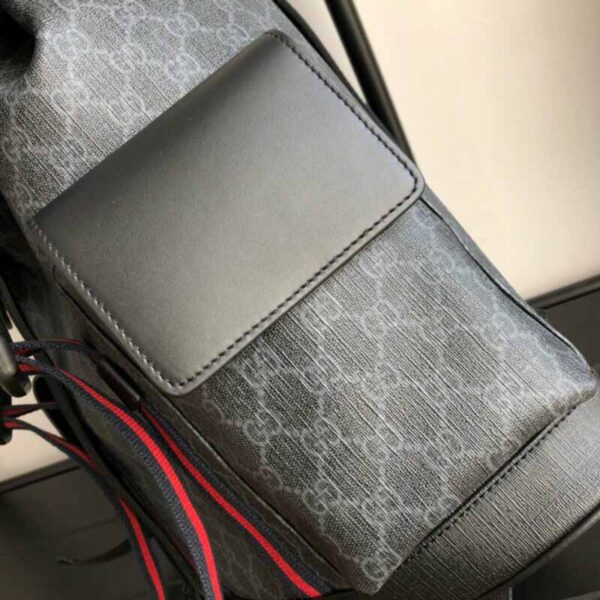 Balo Gucci GG Black Backpack siêu cấp màu đen