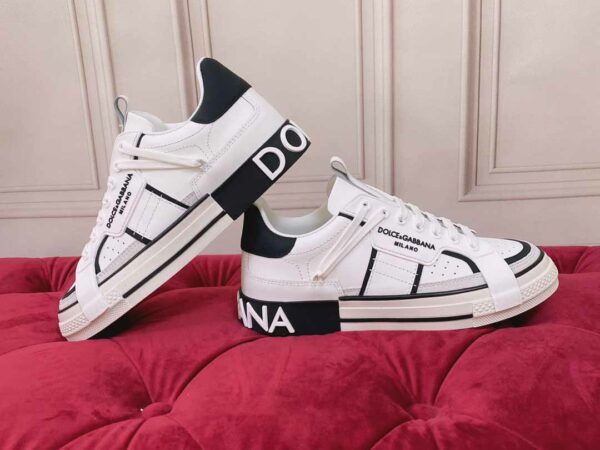 Giày thể thao Dolce Gabbana 2zero Custom Like Auth màu trắng