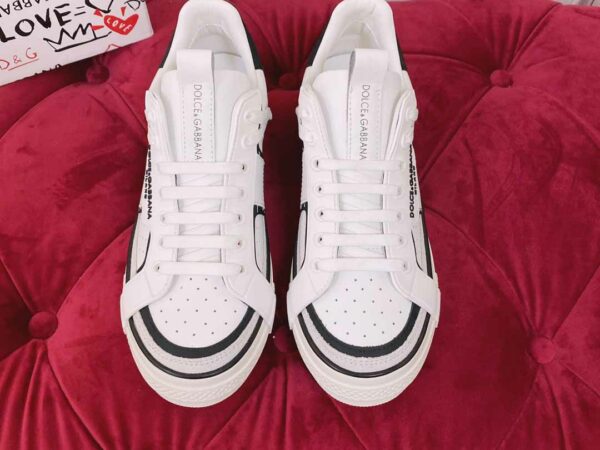 Giày thể thao Dolce Gabbana 2zero Custom Like Auth màu trắng