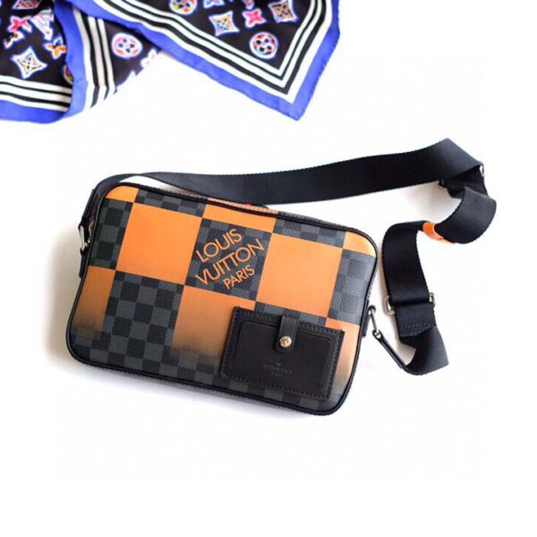 Túi đeo chéo Louis Vuitton Alpha Messenger siêu cấp màu cam