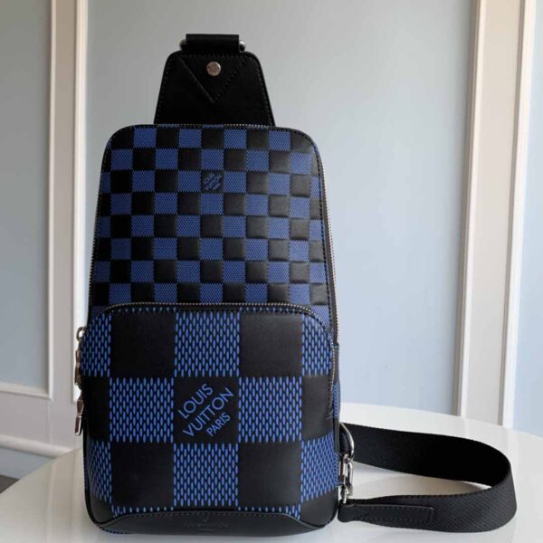 Túi đeo chéo Louis Vuitton Avenue Slingbag siêu cấp màu xanh