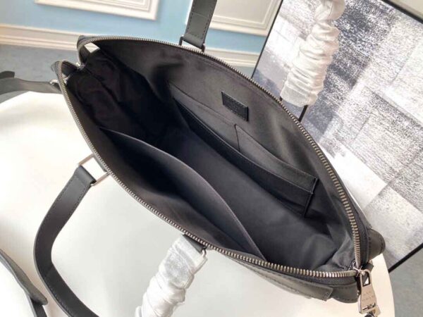 Túi xách nam Louis Vuitton Briefcase Explorer siêu cấp hoa đen