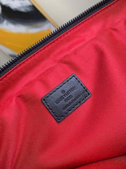 Túi xách nam Louis Vuitton Utility Business Bag Damier Graphite Like Auth