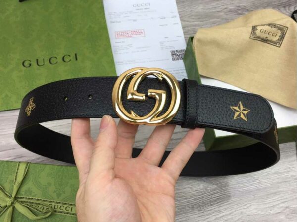 Thắt lưng Gucci Bees And Stars like auth họa tiết sao