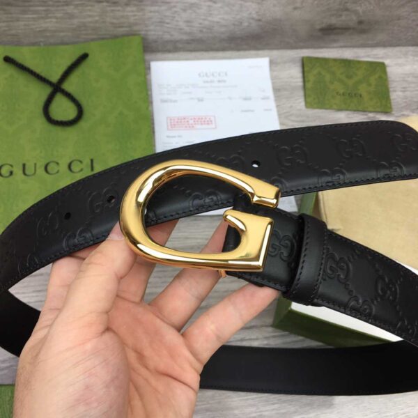 Thắt lưng Gucci Belt With G Buckle like auth khoá chữ G