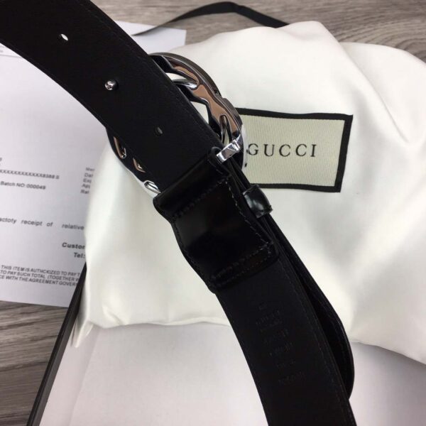 Thắt lưng Gucci Bi Color Interlocking G Buckle like auth dây gắn logo