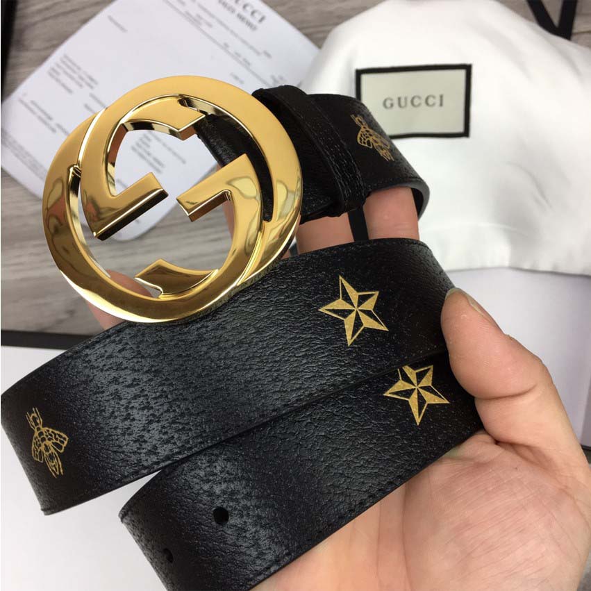 Thắt lưng Gucci Double G Buckle like auth dây in sao
