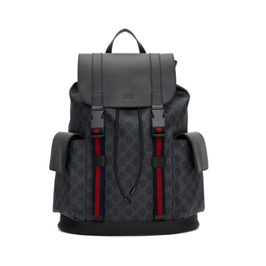 Balo Gucci GG Black Backpack màu đen chất như nước cất