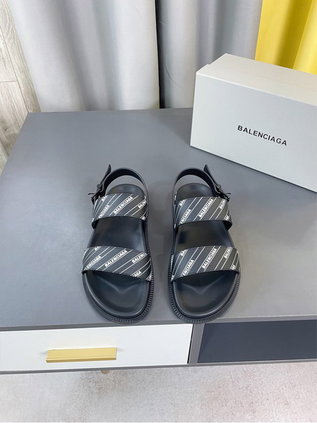 Track Clear Sole Strapped Sandals in Black  Balenciaga  Mytheresa