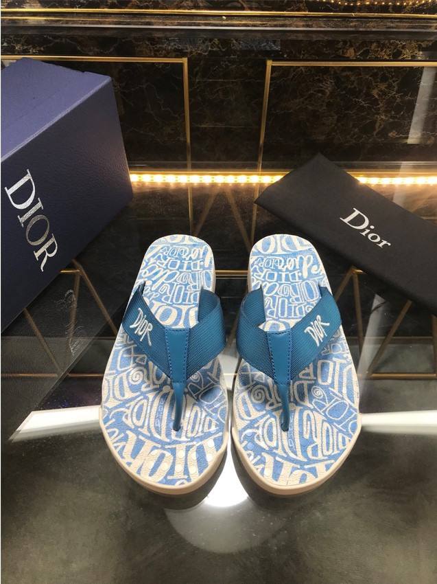 Dép kẹp Dior đế họa tiết logo chữ in siêu cấp like auth 99% - TUNG LUXURY™