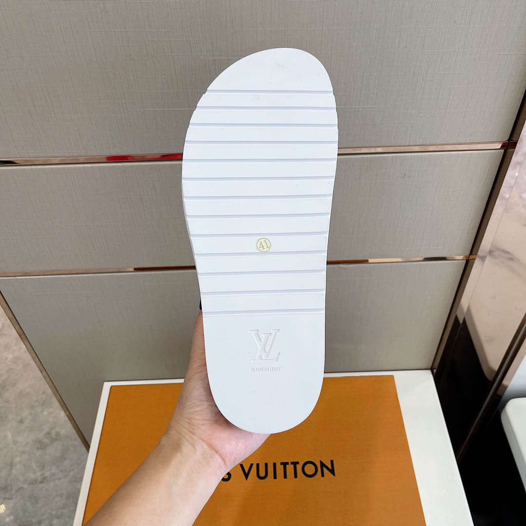 Dép Louis Vuitton Lvxnba Miami Mules hoa chìm siêu cấp like auth 99% - TUNG  LUXURY™