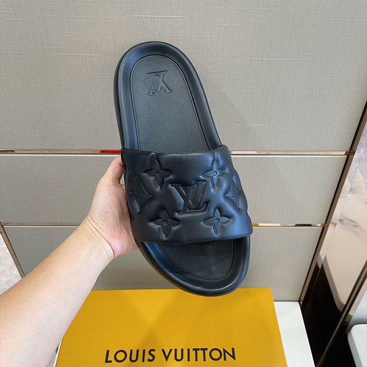 Louis Vuitton LV Monogram Women Waterfront Mule Slides Sz4111  eBay