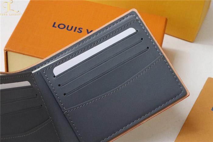 Vi Louis Vuitton Slender Wallet Monogram Silver