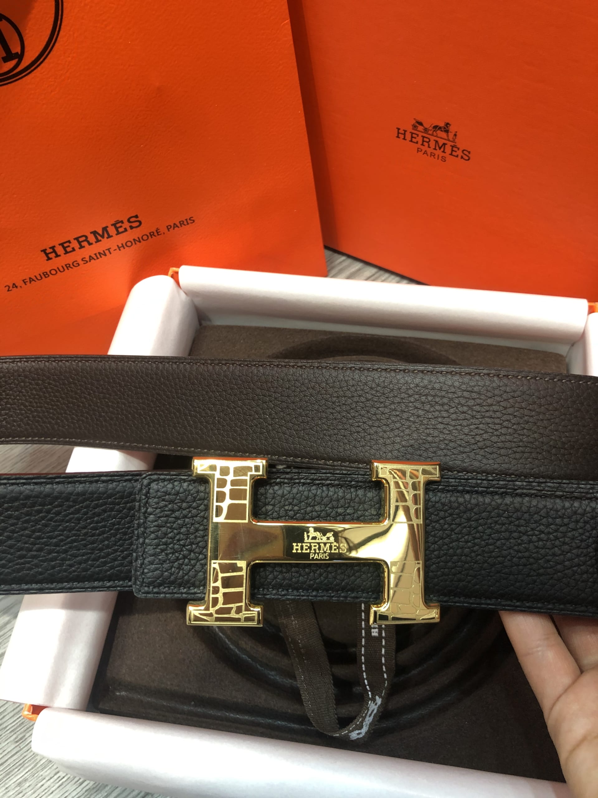 Thắt lưng Hermes nam hàng hiệu siêu cấp - TUNG LUXURY™