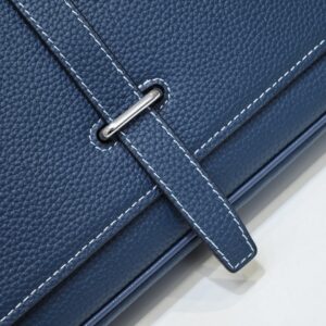 Túi đeo Hermes siêu cấp nam họa tiết nắp gài màu xanh