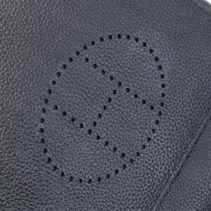 Túi đeo Hermes siêu cấp nắp gập họa tiết logo chứ màu đen