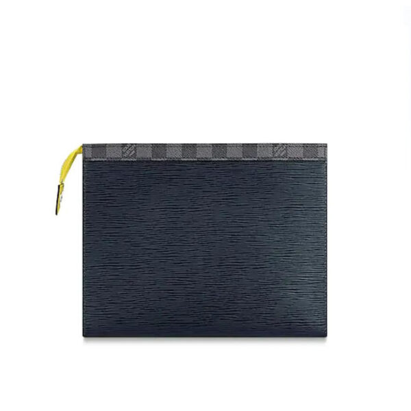 Ví Clutch Louis Vuitton Pochette Voyage MM da Epi màu đen