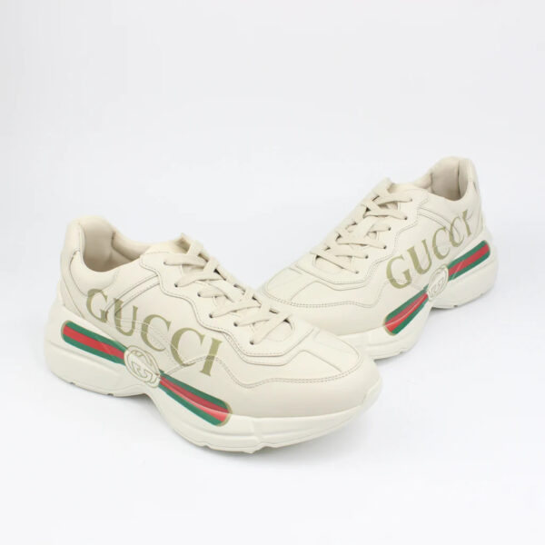 Giày Gucci Rhyton Logo màu trắng Like Auth